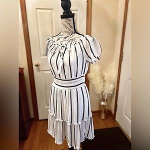 American Eagle Tassel Tiered Dress